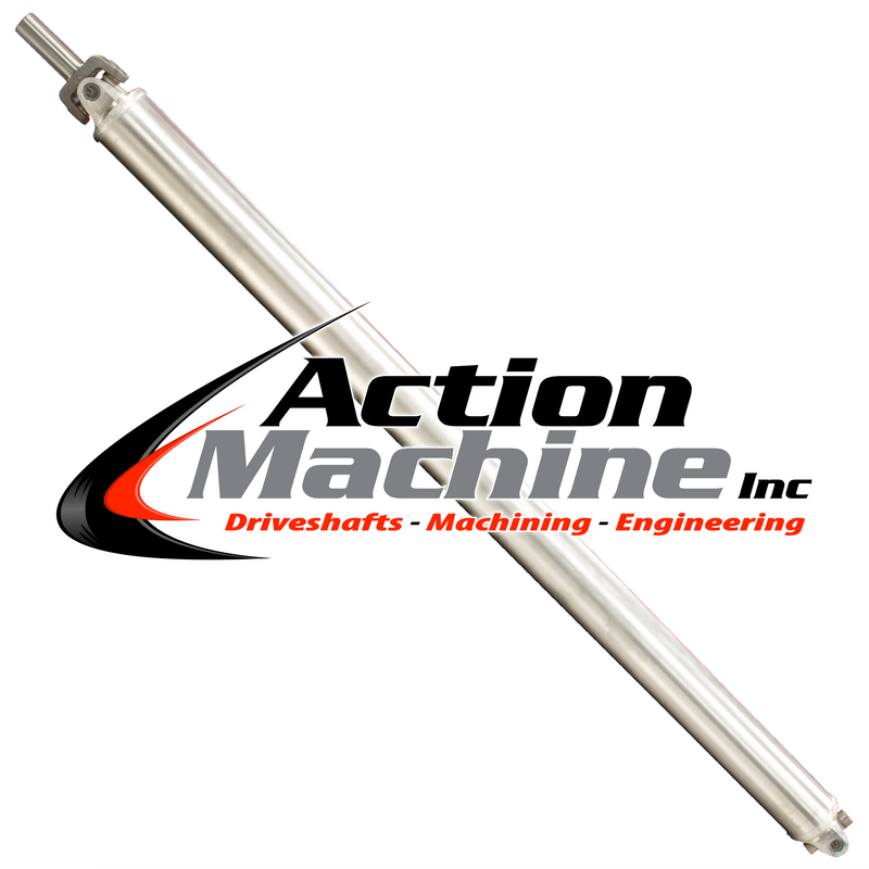 Custom Driveshaft & Slip Yoke - 4" Al. 7290, Ford 28 Spline, 1.5" Barrel OD (Sku: 4A7290-F)