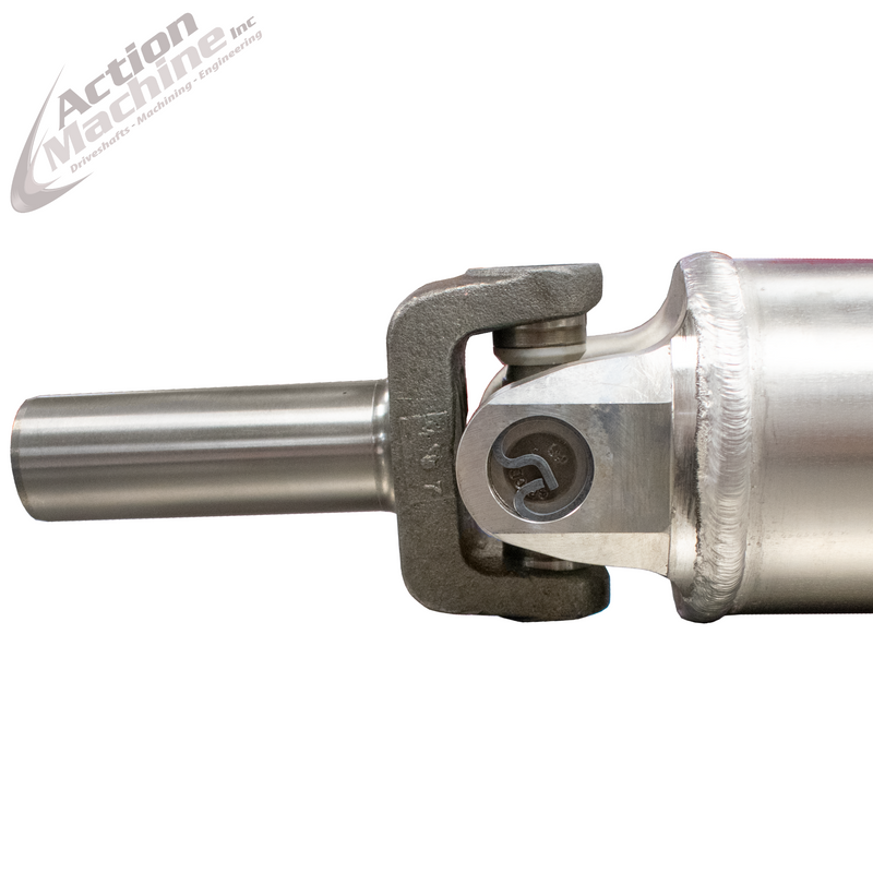 Custom Driveshaft & Slip Yoke - 4" Al. 7290, Ford 28 Spline, 1.5" Barrel OD (Sku: 4A7290-F)