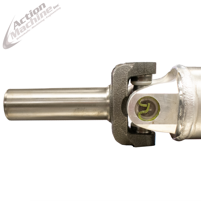 Custom Driveshaft & Slip Yoke - 3.5" Al. 1330, Ford 28 Spline, 1.6" Barrel OD (Sku: 3.5A1330-G)