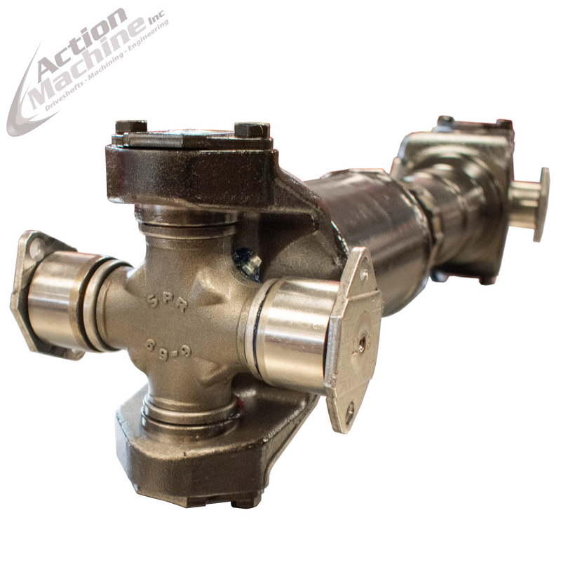 FAST-SHAFT - Inter-Axle Driveshaft - 4.0" OD, Steel, 1710 Series, Full Round