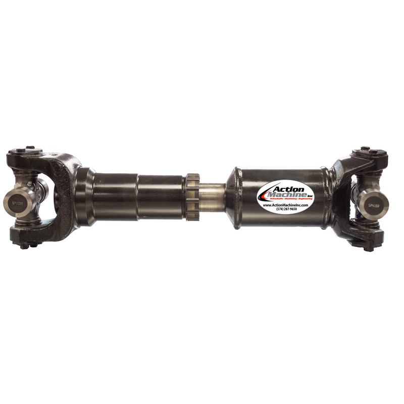 FAST-SHAFT - Interaxle Driveshaft - 4.0" OD, Steel, 1710 Series, Half Round