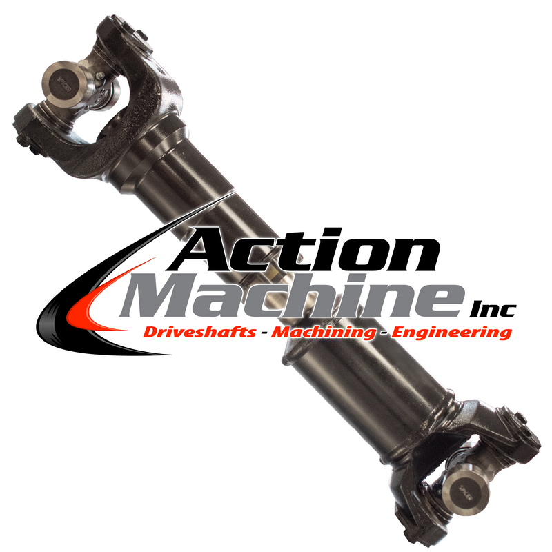 FAST-SHAFT - Interaxle Driveshaft - 4.0" OD, Steel, 1710 Series, Half Round