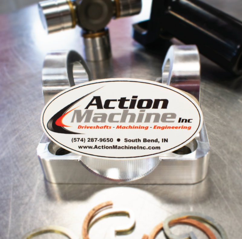 Action Machine Inc - Oval Logo Sticker