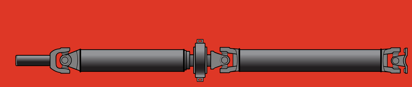 Custom Two Piece Driveshafts