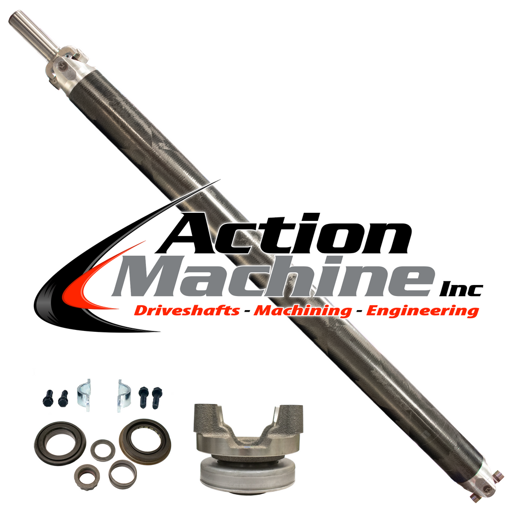 Performance One Piece Driveshaft Kit | Duramax 4WD (2001-2007) | CCLB | Carbon Fiber | 1480 Series | 4" ID
