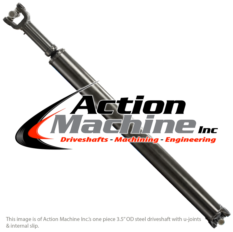 Custom One Piece Driveshaft - 3.5" OD, Steel, 1480 Series