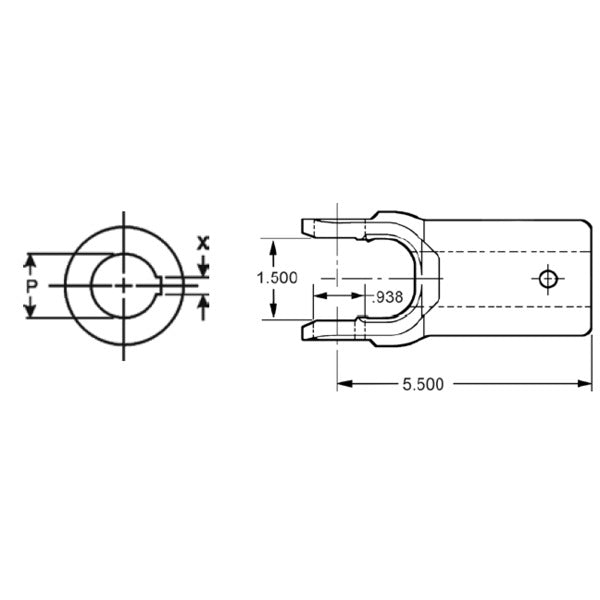 Spicer 10-3-163X PTO Slip Yoke