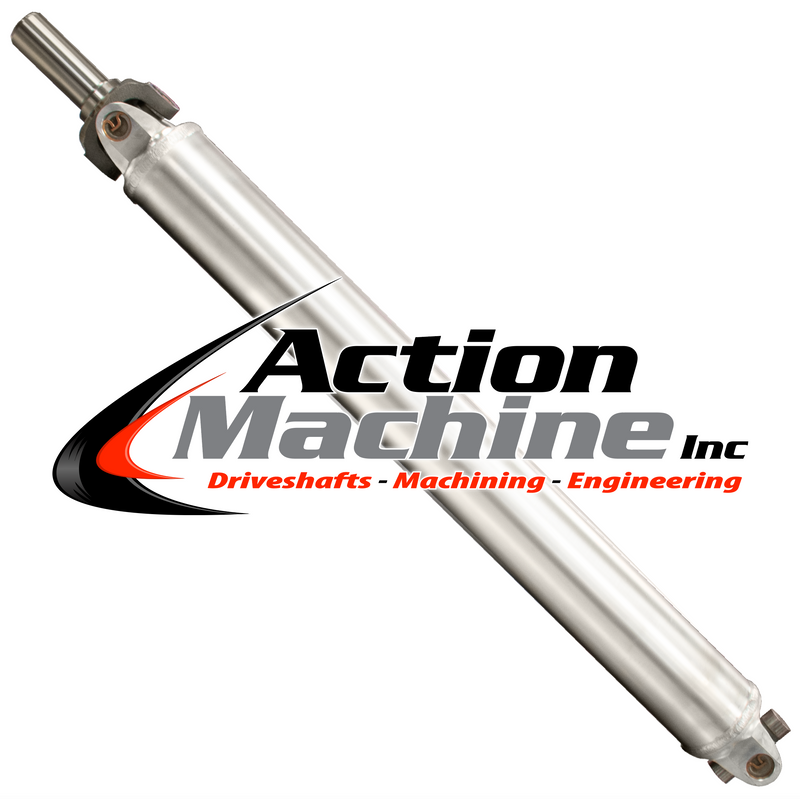 Custom Driveshaft & Slip Yoke - 3.5" Al. 1310, GM 27 Spline