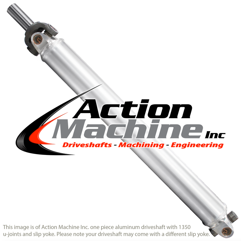 Custom Driveshaft & Slip Yoke - 3.5" Al. 1350, Ford 31 Spline, 1.886" Barrel OD (Sku: 3.5A1350-K)