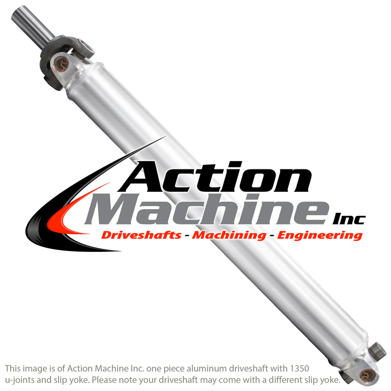 Custom Driveshaft & Slip Yoke - 3.5" Al. 1350, Ford 31 Spline, 1.886" Barrel OD