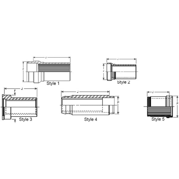 Spicer 5005921 Slip Shaft & Slip Kit