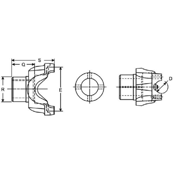 AMI 6.3-4-161-1 End Yoke