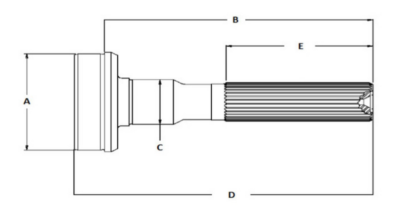 AAM 40020344 Tube Shaft