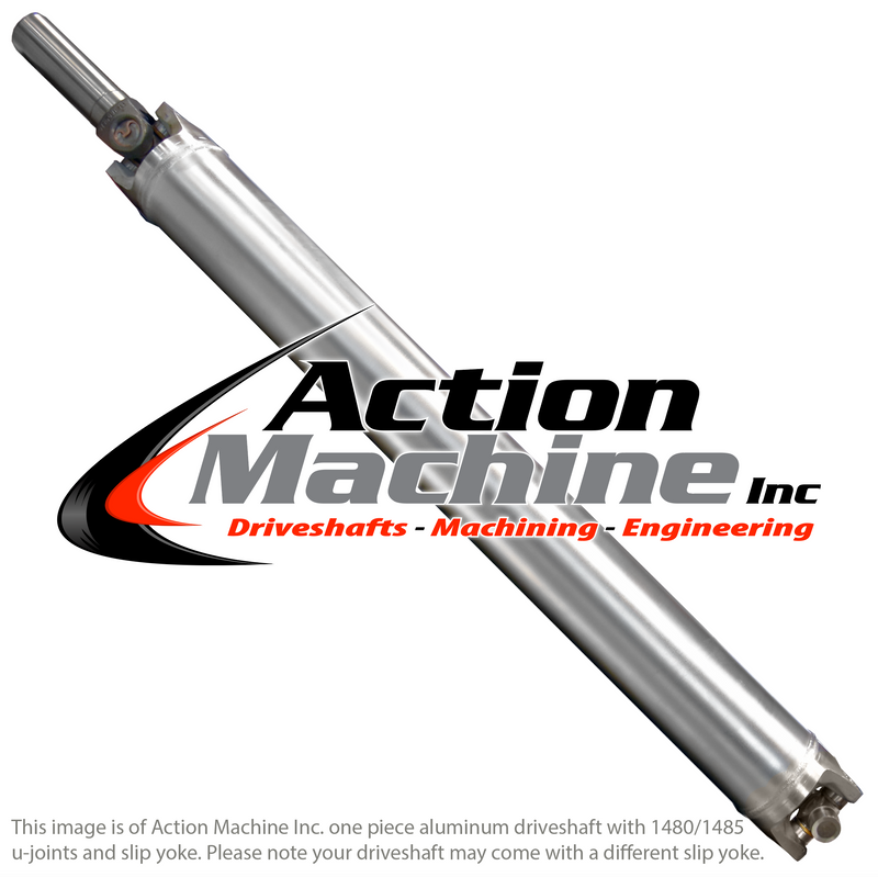 Custom Driveshaft & Slip Yoke - 4" Al. 1480, Ford 31 Spline, 1.886" Barrel OD (Sku: 4A1480-K)
