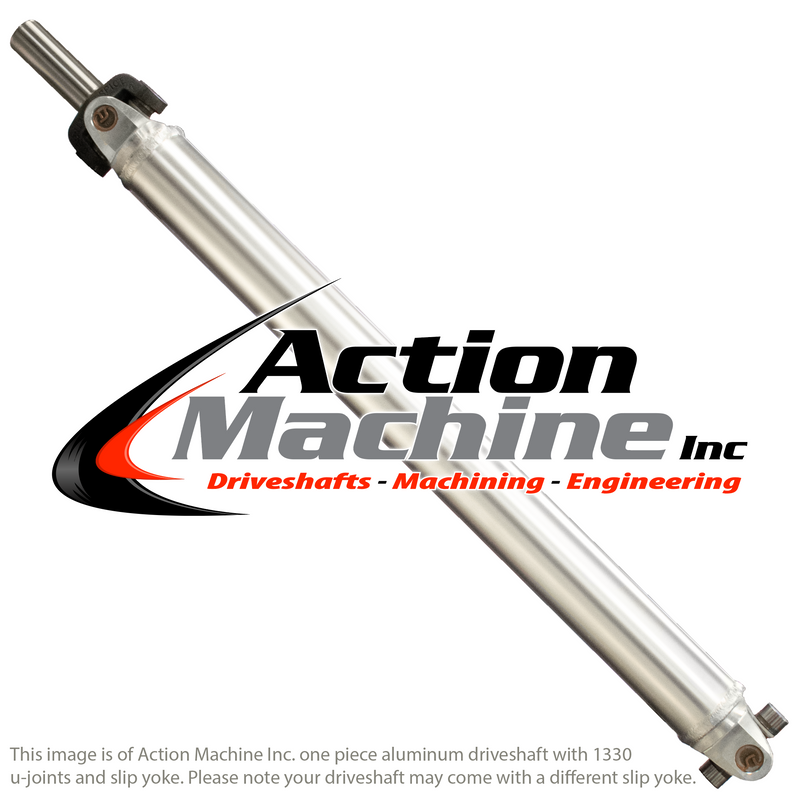 Custom Driveshaft & Slip Yoke - 3" Al. 1330, GM 32 Spline (Short) (Sku: 3A1330-P(short))