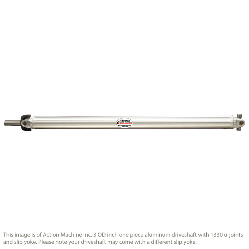 Custom Driveshaft & Slip Yoke - 3" Al. 1330, GM 32 Spline (Short) (Sku: 3A1330-P(short))