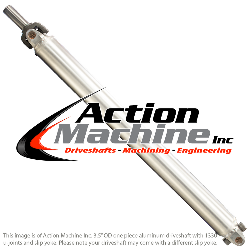 Custom Driveshaft & Slip Yoke - 3.5" Al. 1330, Ford 28 Spline, 1.5" Barrel OD