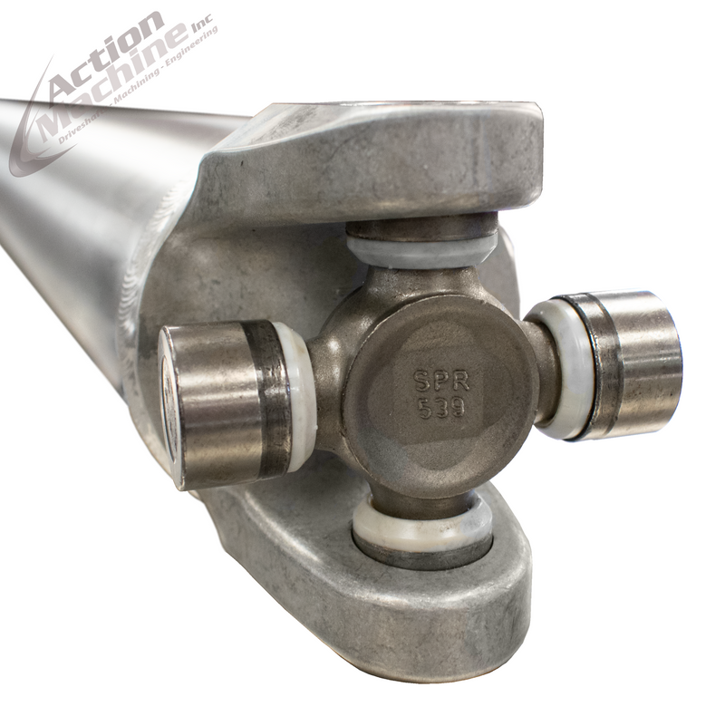 Custom Driveshaft & Slip Yoke - 3.5" Al. 1310, Ford 28 Spline, 1.6" Barrel OD (Sku: 3.5A1310-G)