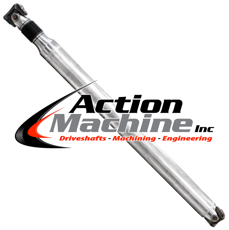 Conversion Driveshaft - Flange to Flange - Aluminum, 5" OD, Ford F250/F350, 4WD, Super Duty Truck