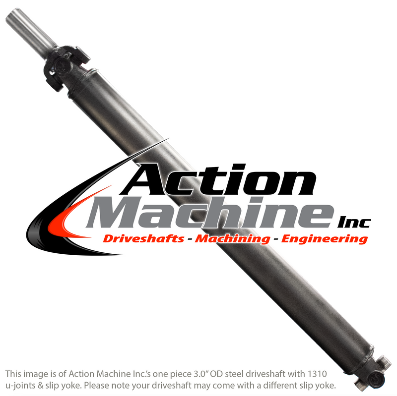 Custom Driveshaft & Slip Yoke - 3" Stl. 1310, GM 32 Spline (Short)