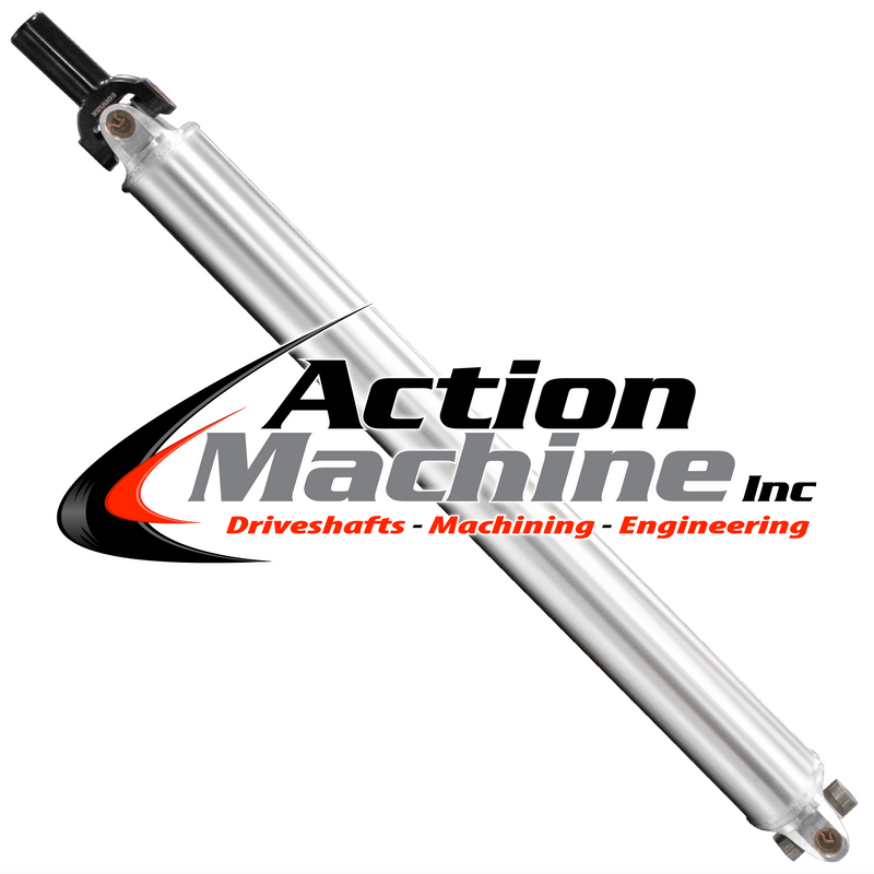 Custom Driveshaft & Slip Yoke - 4" Al. 1350, GM 32 Spline (Short)