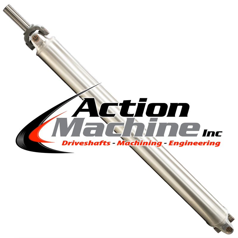 Custom Driveshaft & Slip Yoke - 4" Al. 1350, GM 27 Spline