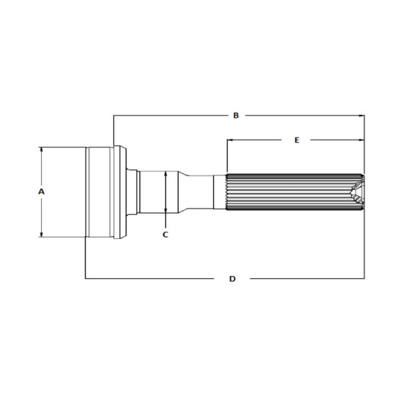 AAM 40137666 Yoke Shaft