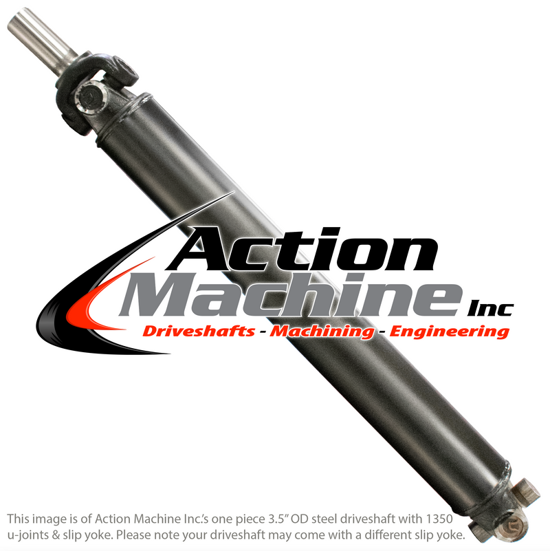 Custom Driveshaft & Slip Yoke - 3.5" Stl. 1350, Ford 31 Spline, 1.886" Barrel OD (Sku: 3.5S1350-K)